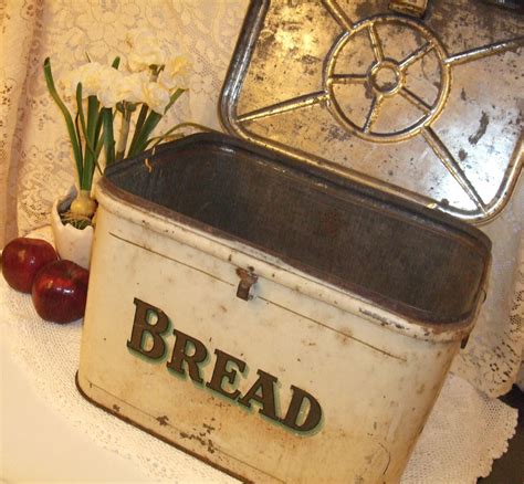 metal bread box insert|vintage metal bread box.